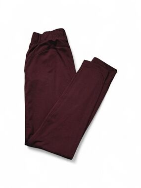 Coze Core Maroon Thick Leggings Size XXL (Runs Small XL) High Rise Stretch